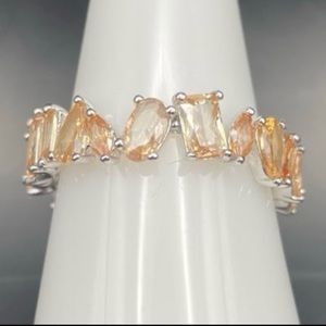 Bomb Party Smokey Topaz Sterling Silver Club Size 7